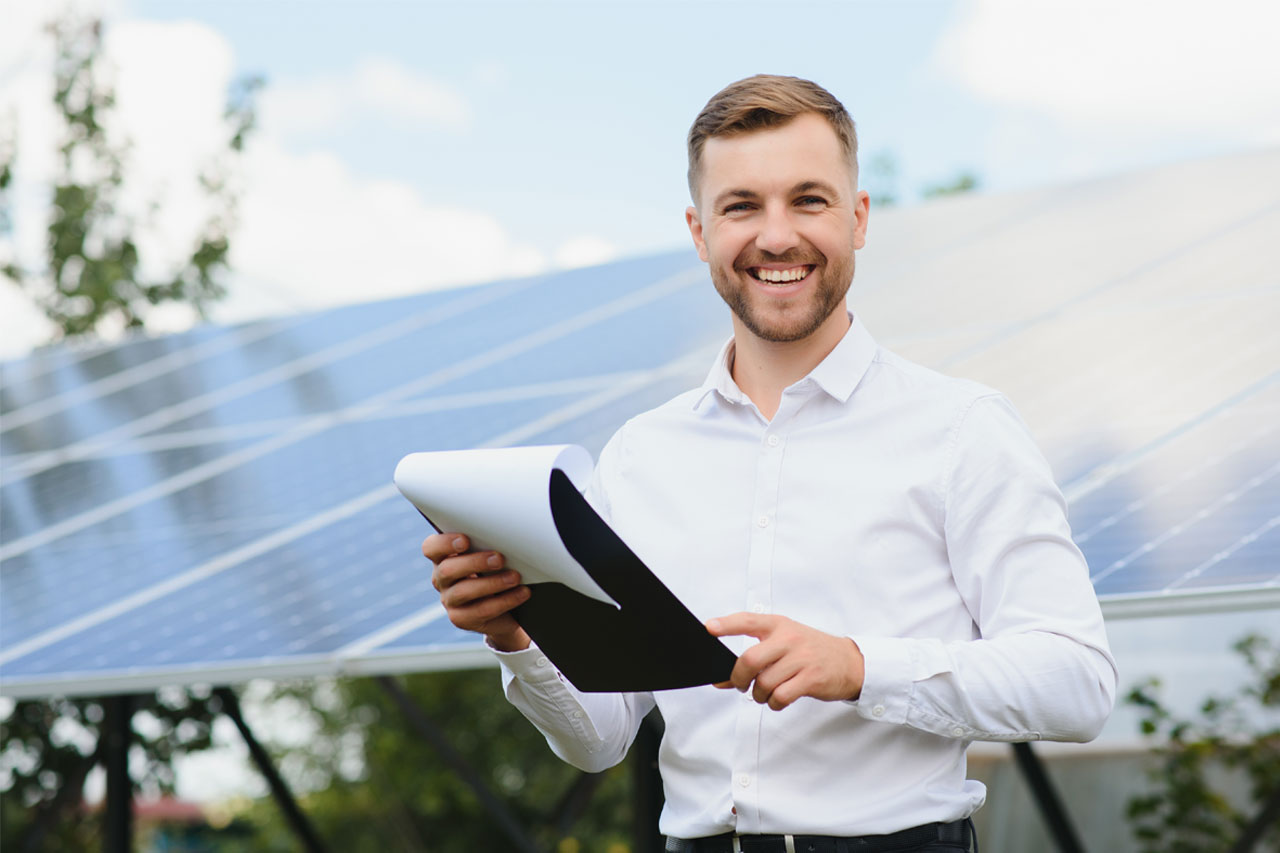 Solar Panel In Row House
